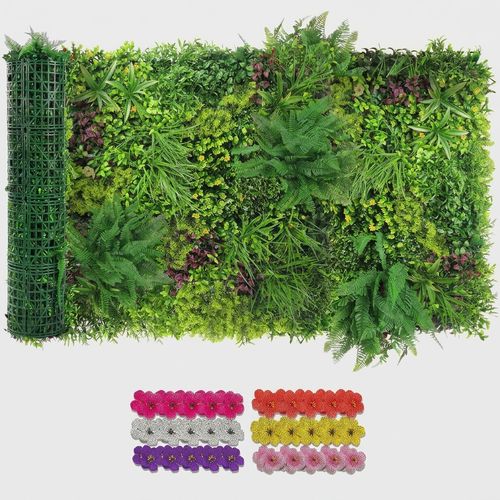 Artificial Grass Wall Roll, 40×120 in